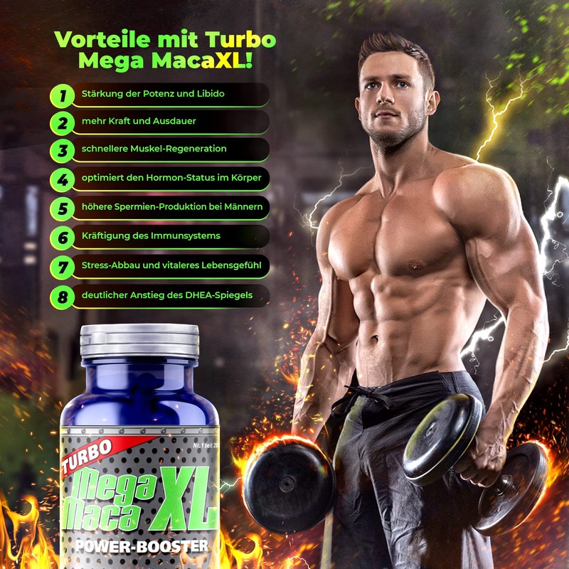 Goldfield Mega Maca XL - Natural Support for Your Fitness