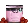 NUVI+ Multivitamínico en gomita para mujer Libre de complejo B