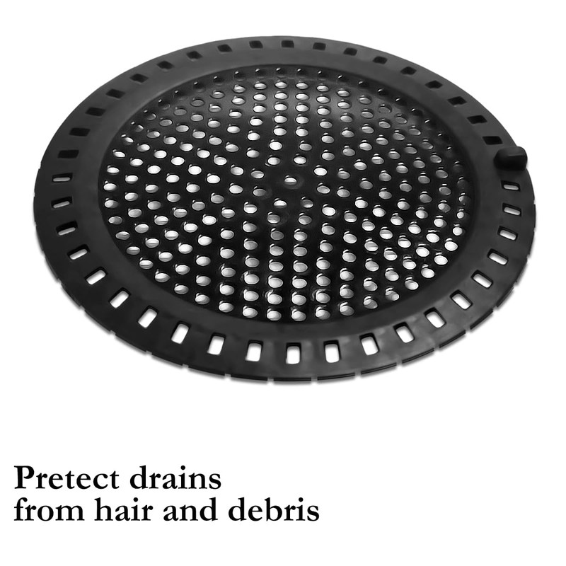 Huntonry Hair Catcher Shower Drain, Shower Drain Cover Strainer, Bathtub