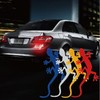 Reflective Lizard Car Bumper Decal Sticker Sticker White GD00134 100ea