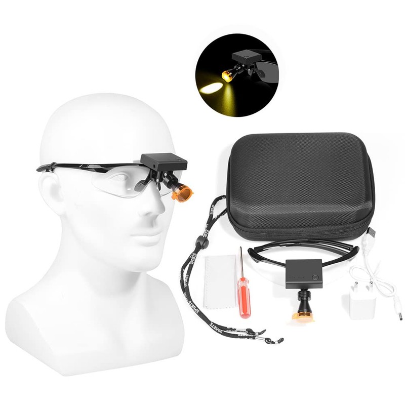 BONEW Global-Dental Head Lamp Optical Filter Include Normal Glasses in