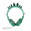 TEHAUX Adorable Dinosaur Rhinestone Headphones with Mic Headset for Boys