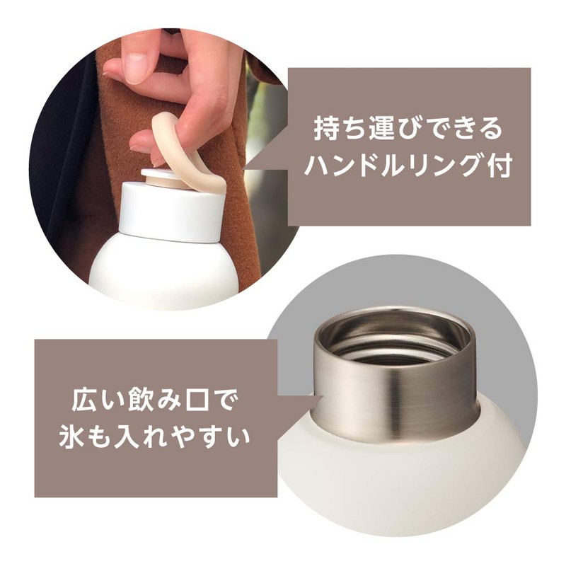Doshisha OZFF360GR Furufuru Bottle, 12.2 fl oz (360 ml), ON℃ZONE
