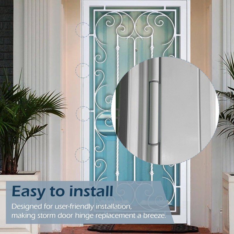 Screen Door Lower Hinge Leaf for Andersen Screen Doors Aluminum