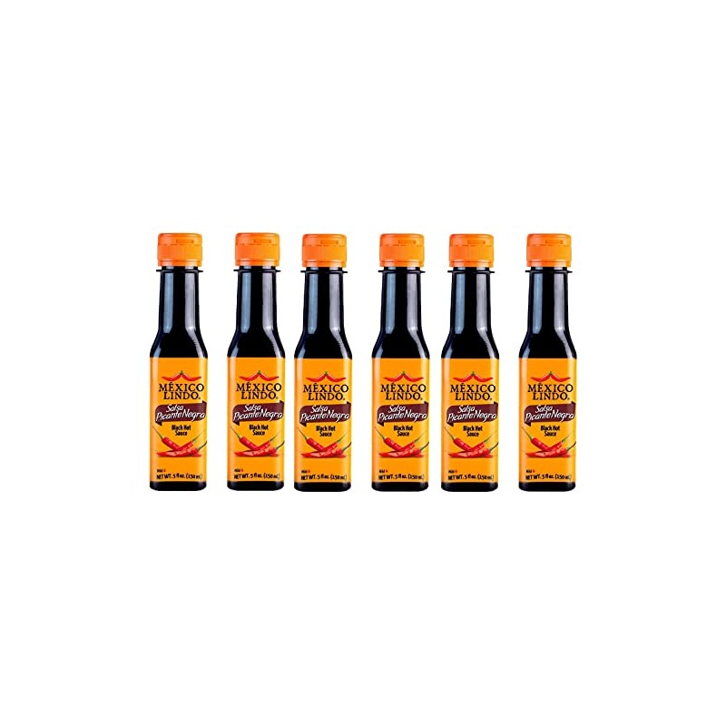 Al Amin Foods MEXICO LINDO SALSA PICANTE NEGRA( Black Hot