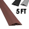 Electriduct D-2 Rubber Duct Cord Cover - 5 Feet Brown