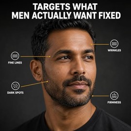 CHAMUEL MEN Crema facial diaria para hombres con 2.5% de retinol hidratante antienvejecimiento para líneas finas, manchas oscuras y arrugas, loción no