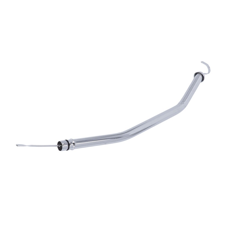22in Transmission Oil Dipstick Silver Chrome Stainless Steel Tube for