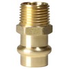 XFITTING Brass Press 1/2 inch x 1/2 inch Male NPT