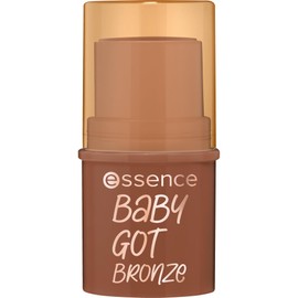 essence baby got bronze bronzing stick, Konturstift, Nr. 40, Braun, natürlich, strahlend frisch, vegan, ohne Konservierungsstoffe, ohne Parabene, ohne Mikroplastikpartikel, 3er Pack (3x5.5g)