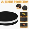 Liyquint fire Pit Mat for Under Fire Pit,Round Fireproof Mat,