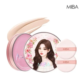 Miba Miba Wang Cushion Season 3 Main Product + 2 Puffs / 미바 미바 왕쿠션 시즌3 본품+퍼프2매입