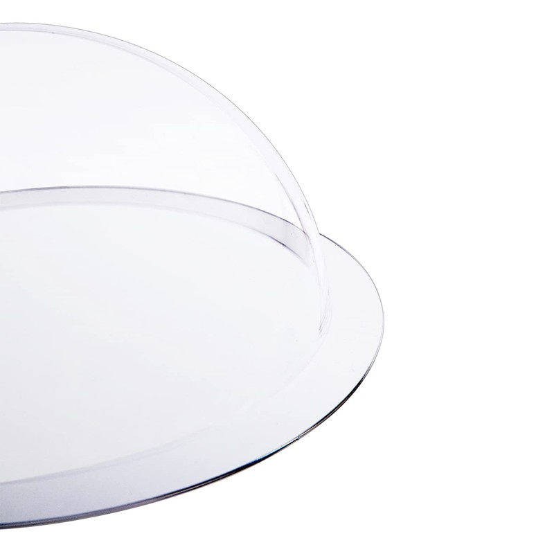 HMF 46735 Hemisphere Acrylic with Brim, DIY Acrylic Cover, Diameter
