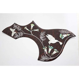 Hummingbird Abalone and mother of pearl inlay Flower 41" Folk Acoustic Guitar Pickguard