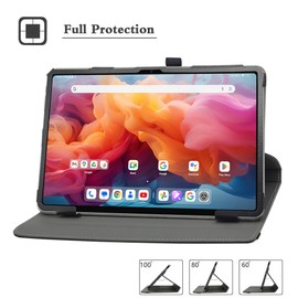 MAMA MOUTH for ALLDOCUBE iPlay60 Pad Pro Rotating Case,360 Degree Rotary Stand with Cute Pattern Cover for ALLDOCUBE iPlay60 Pad Pro 12.1" Tablet,Black