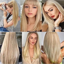 22 24 26 Inch P27613 Bundles Highlight Straight Human Hair Bundles Two Tone Honey Blonde Mixed With Blonde Bundles 613 Straight Bundles Human Hair Ombre Bundles