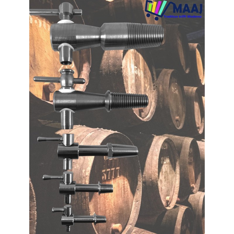 MAAJ Metal Tap Stainless Steel Rust-Free for Wine Barrels in