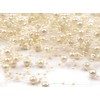 BUSDUGA 2129 Pearl Garland 12 Pieces Decorative Creation (2 Cream)