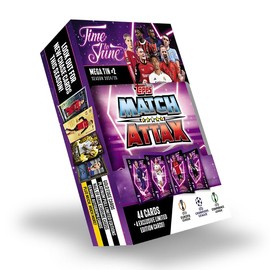 Topps Match Attax 24/25 Mega Tin 'Time to Shine' - Tin 2 - Includes 44 Match Attax Cards Plus 4 Exclusive LE's - Cole Palmer, Jude Bellingham, Alejandro Grimaldo and Federico Dimarco!