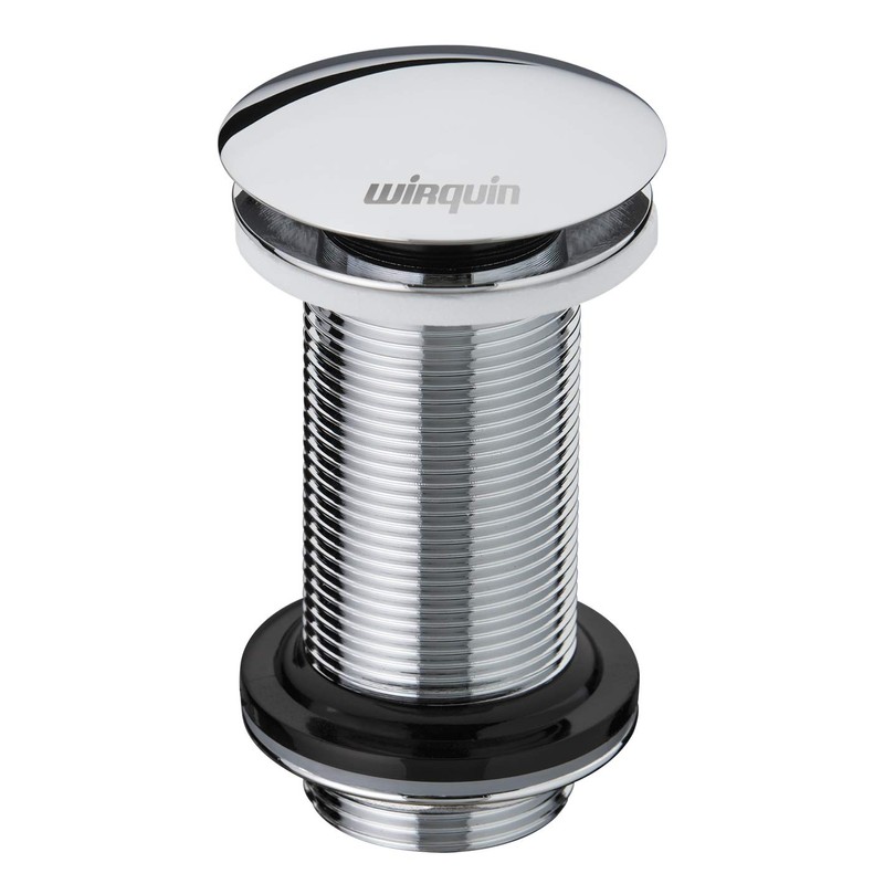 Wirquin 30723416 Brass Quick Clac Basin Waste 100mm without Overflow