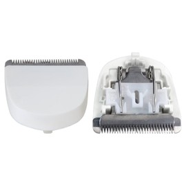 Updated Hevituwhe 2pcs Clipper Replacement Trimmer Blade, Replacement Hair Blade for Snap On Wahl Peanut Hair Clipper #2068-300,8685-1701, White