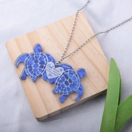 Turtle Car Mirror Hanging Accessories Cute Ocean Gifts for Women Men Ocean Lovers Sea Turtle Car Mirror Decor Anniversary Valentines Gifts for Him Her Boyfriend Girlfriend Religion Rearview Decor
