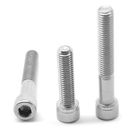 #4-40 x 1 1/2" Coarse Thread Socket Head Cap Screw Stainless Steel 18-8 Pk 2500