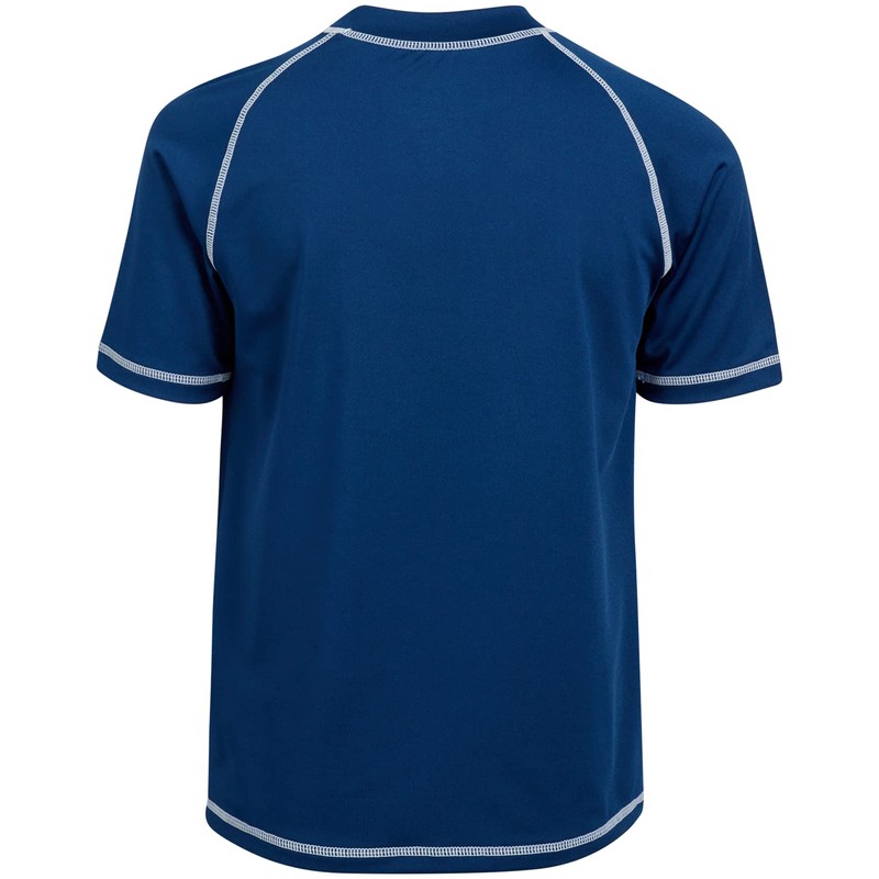 iXtreme Boys' Big Palm Tree Rash Guard, Size 7, Navy