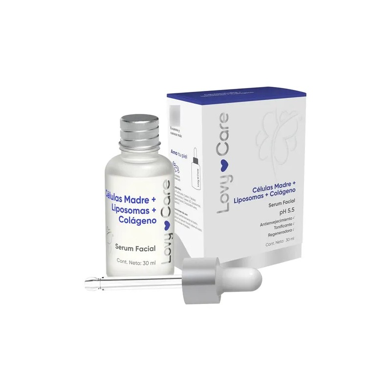 Pack Crema Facial Q10 + Colágeno Y Serum Celulas Madre