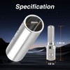KPALAG Upgraded Stainless Steel Trailer Jack Electric Drill Adapter with