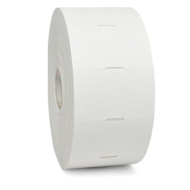 Zebra’s Direct Thermal 7.0 mil Tag, Paper 4 inch x 3 inch Z-Select 4000D 1 inch Core 730 Tags per Roll 4 Rolls per Ctn Top Coated Paper Perforated 5 inch Outer No Adhesive/Tag White 10010056