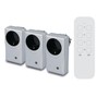 UNITEC radio remote switch set, radio-controlled sockets, 3 sockets +