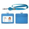 HYCOPROT - Soporte para tarjetas de identificación con cordón de