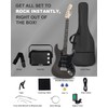 RVONE RST-150 39" Beginner Electric Guitar Kit with Amp &