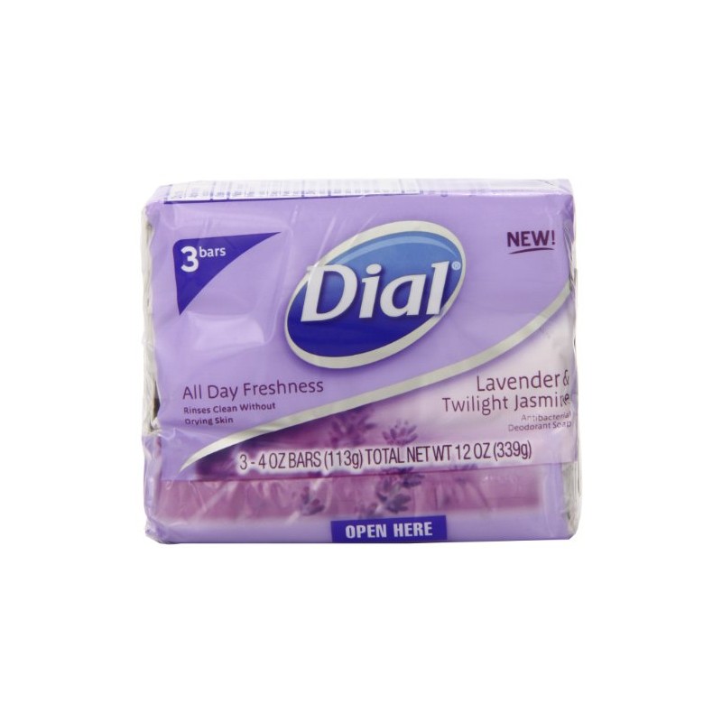 Dial Antibacterial Deodorant Soap Lavender & Twilight Jasmine - 3