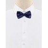 Allegra K Pre-tied Solid Adjustable Bowtie Classic Tuxedo Wedding Bow