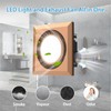 Bathroom Exhaust Fan with LED Light,Ventilation Fan Light Combo for