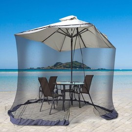 Large Outdoor Parasol Mosquito Net for Camping & Cafe Convenience Store Pickup