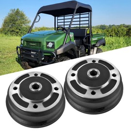 Flynsu 2X Rear Brake Drum Replacement for Kawasaki UTV Mule 2510 3000 3010 3020 4000 4010 KAF620 KAF950 Part# 41038-0035, 41039-1336, 41038-7502