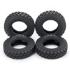 RC-Hub 4pcs Rubber Tamiya Wheels Tires 22mm/25mm Wheel Tire for