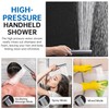G-Promise All Metal Rain Shower Head with Massage Mode Handheld