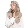 Spanish Mantilla Gold Chaple Veil Traditional Catholic Mass Church Head