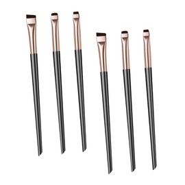 Healeved 6pcs Eyeliner Brush Precise Eye Makeup Application Dual-ended Design for Effortless Eyeliner and Eyeshadow Lightweight and Portable for Go Use for Makeup Enthusiasts and