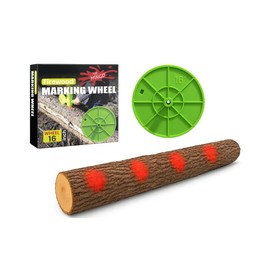Mingo Firewood Marking Wheel -Chainsaw Firewood Measuring Tool Marking - Measuring Marker - Mingo Marker Firewood Cutting Tools - Firewood Logging Tools (16" Marking Wheel)