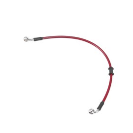 INFINAUTO Universal 50cm 19.69" Motorcycle Brake Clutch Oil Hose Line Pipe Red Stylish Design