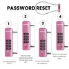 UP Security Combo Cable Bike Lock, 4 Digit Combination Lock