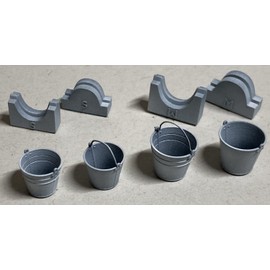 Chino Model CM-016 1/35 Bucket Set, Resin Kit, Molded Color