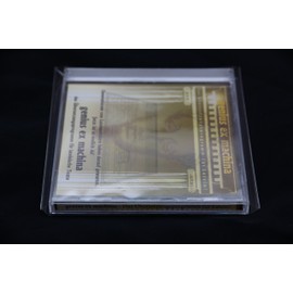 Protective Cases for Jewel Case Box Made of Highly Transparent 100 µm Film Crystal Clear 140 x 150 mm Thick Film Sleeves Also for Slim Case Paper CD Cases Pack of 50