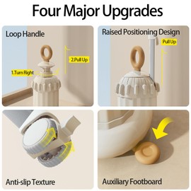 Viongna Clothes Drying Rack Foldable Clothing Racks Collapsible Laundry Drying Rack Folding Drying Racks for Clothes, Used for Indoor, RV, Dorm, Yard, Camping, Outdoor