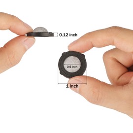 20 Pcs Hose Filter Washers, Garden Hose Filter Gasket Ruber Washers with Stainless Steel Screen, Fittings for 3/4'' Garden Hose Connector & 5/8" Washing Machine